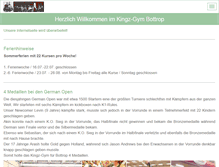 Tablet Screenshot of kingz-gym.com